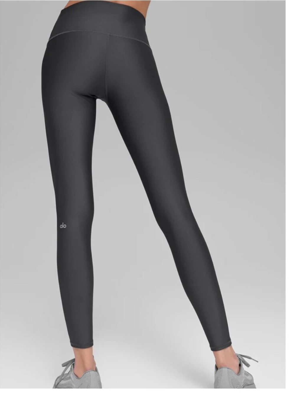 Alo High-Waist Airlift Legging Anthracite Gray 7/8 Length Size Large